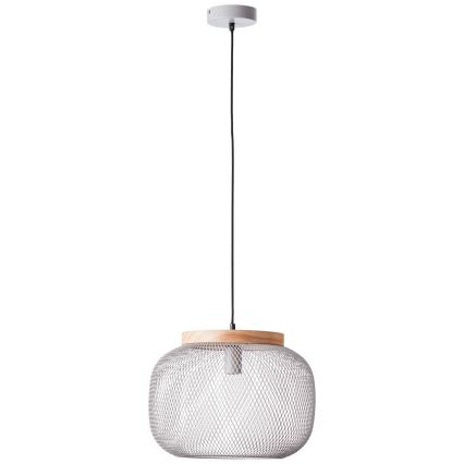 Brilliant - Lampadario a sospensione su cavo GIADA 1xE27/40W/230V Ø 39 cm grigio