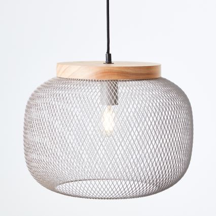 Brilliant - Lampadario a sospensione su cavo GIADA 1xE27/40W/230V Ø 39 cm grigio