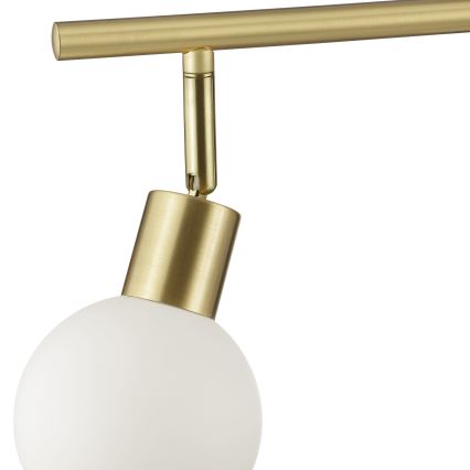 Brilliant - Lampadario a sospensione su cavo JORGE 4xG9/10W/230V ottone