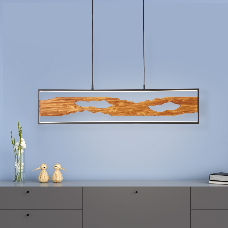 Brilliant - Lampadario LED a sospensione con filo CHAUMONT LED/20W/230V pino