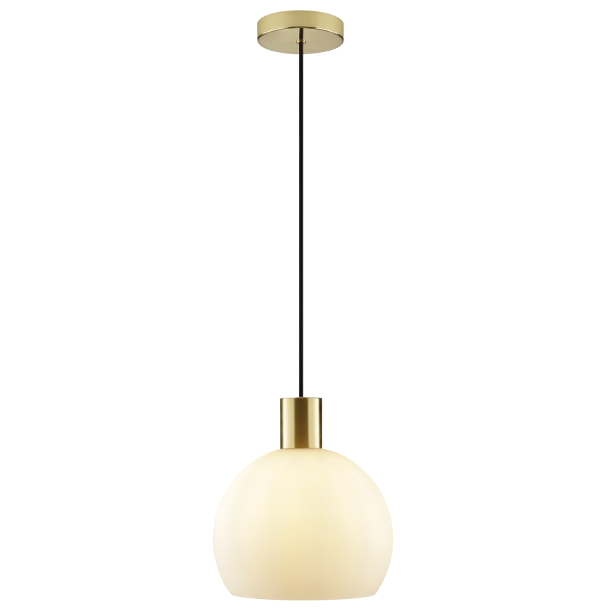 Brilliant - Lampadario sospeso con cavo CONY 1xE27/20W/230V Ø 25 cm ottone