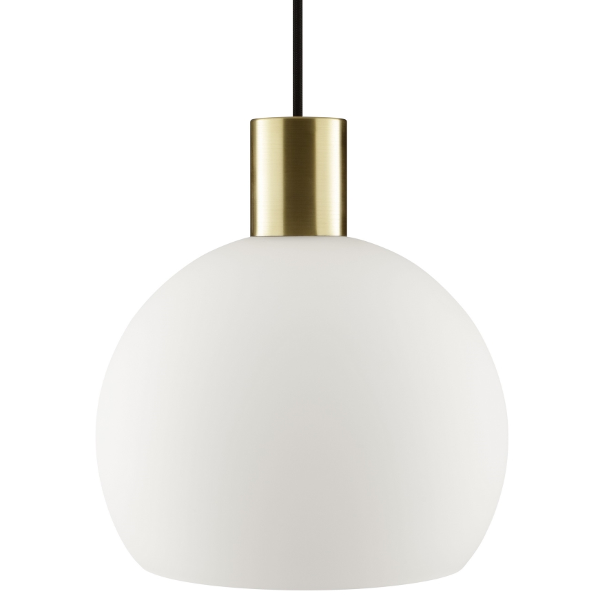 Brilliant - Lampadario sospeso con cavo CONY 1xE27/20W/230V Ø 25 cm ottone