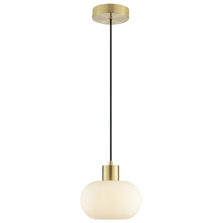 Brilliant - Lampadario sospeso con cavo FANNY 1xE27/20W/230V Ø 22 cm, ottone