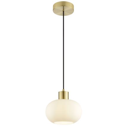 Brilliant - Lampadario sospeso con cavo FANNY 1xE27/20W/230V Ø 22 cm, ottone