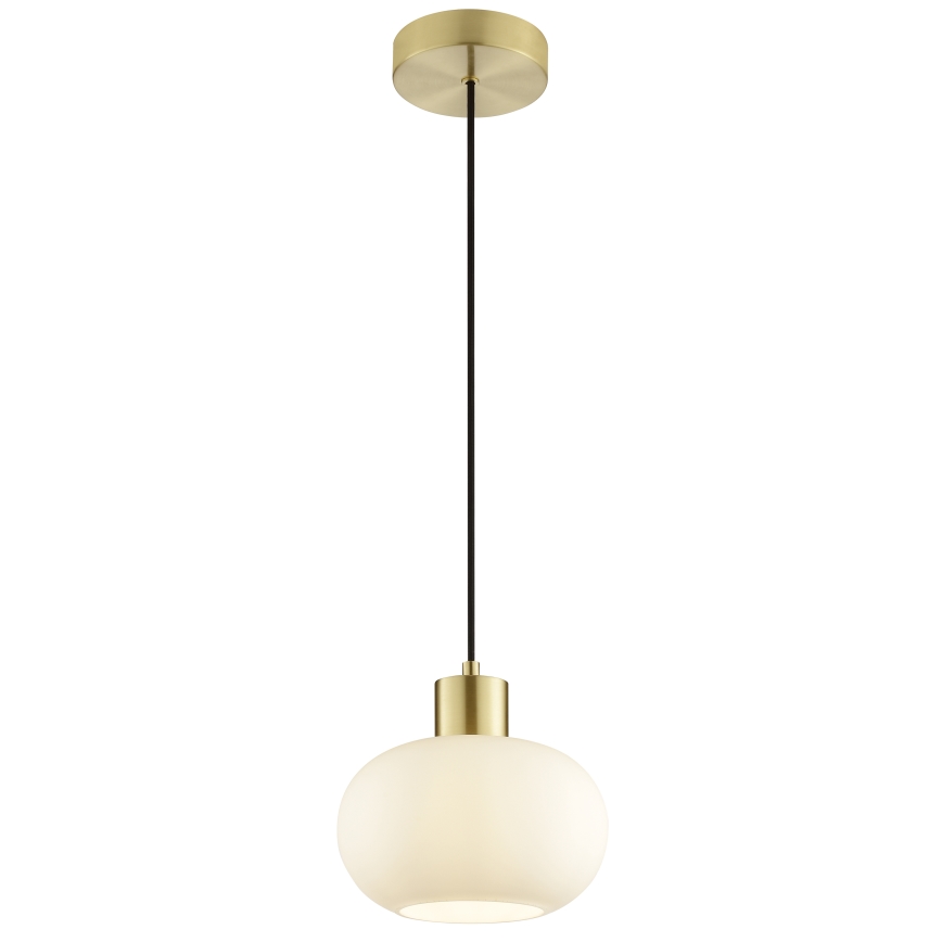 Brilliant - Lampadario sospeso con cavo FANNY 1xE27/20W/230V Ø 22 cm, ottone