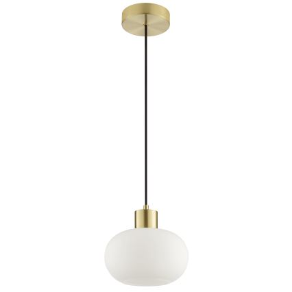 Brilliant - Lampadario sospeso con cavo FANNY 1xE27/20W/230V Ø 22 cm, ottone