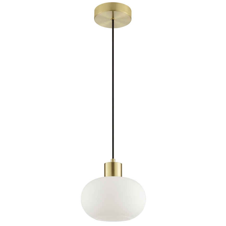 Brilliant - Lampadario sospeso con cavo FANNY 1xE27/20W/230V Ø 22 cm, ottone
