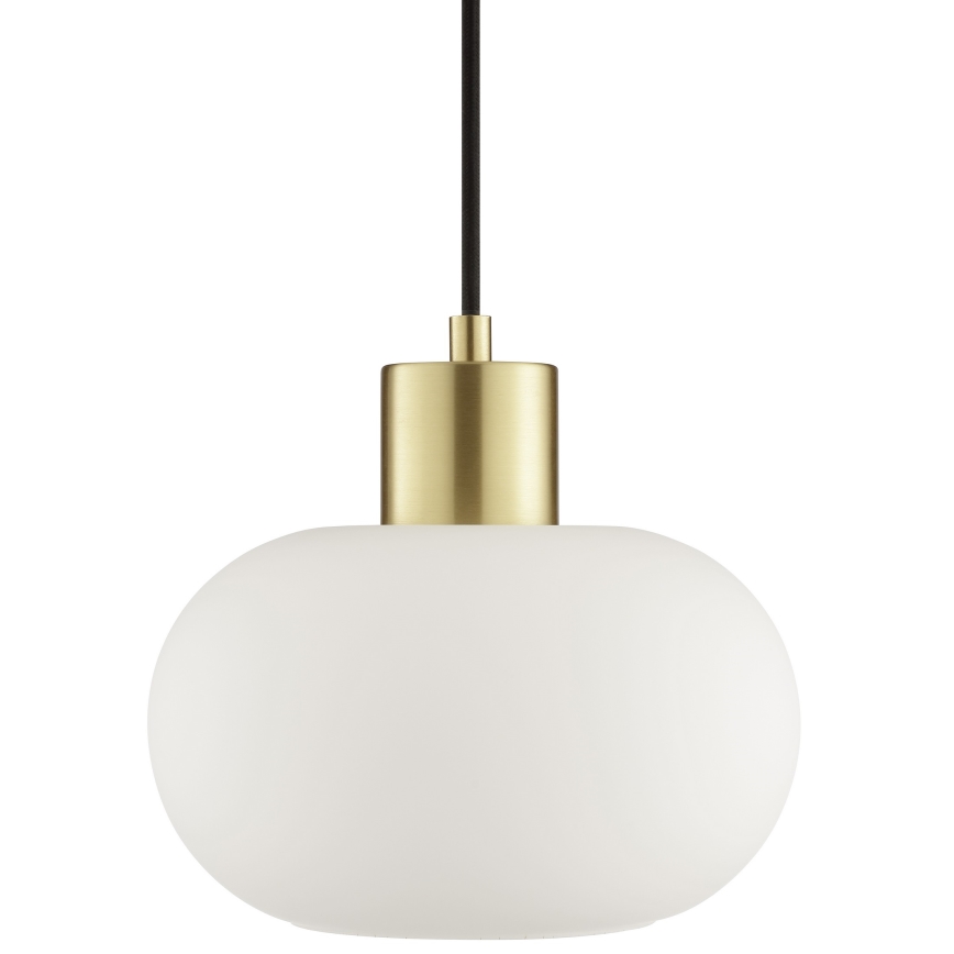 Brilliant - Lampadario sospeso con cavo FANNY 1xE27/20W/230V Ø 22 cm, ottone