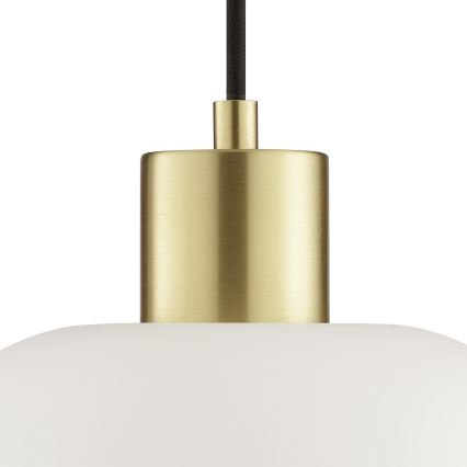 Brilliant - Lampadario sospeso con cavo FANNY 1xE27/20W/230V Ø 22 cm, ottone