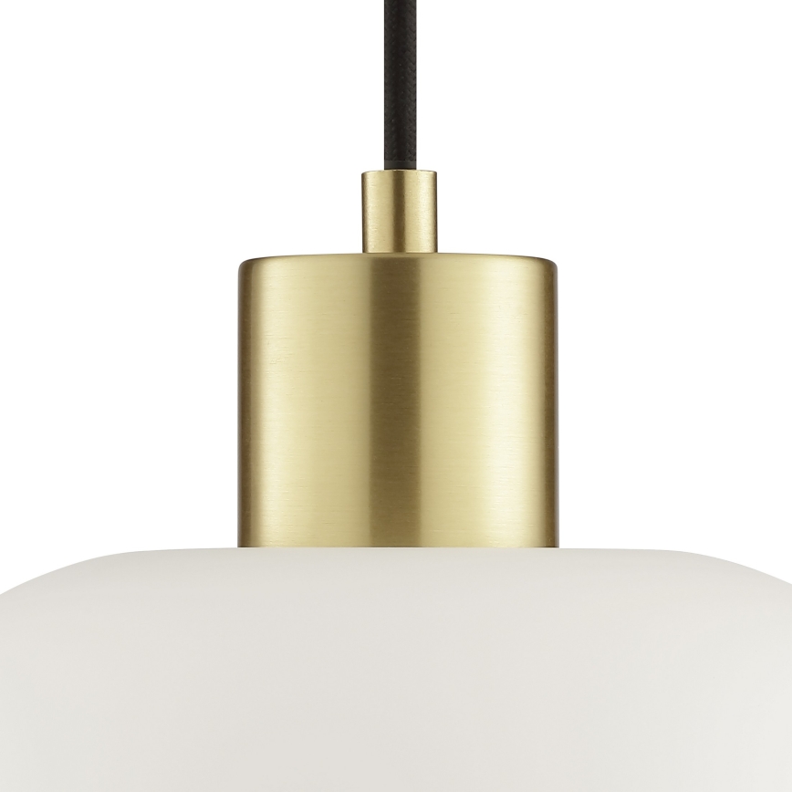 Brilliant - Lampadario sospeso con cavo FANNY 1xE27/20W/230V Ø 22 cm, ottone