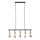 Brilliant - Lampadario su cavo 5xE27/28W/230V nero/ottone