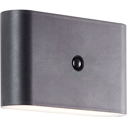 Brilliant - LED da esterno ricaricabile Applique con sensore XINO LED/3W/5V IP44 nero