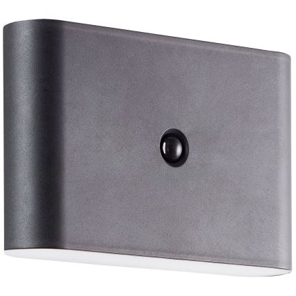 Brilliant - LED da esterno ricaricabile Applique con sensore XINO LED/3W/5V IP44 nero