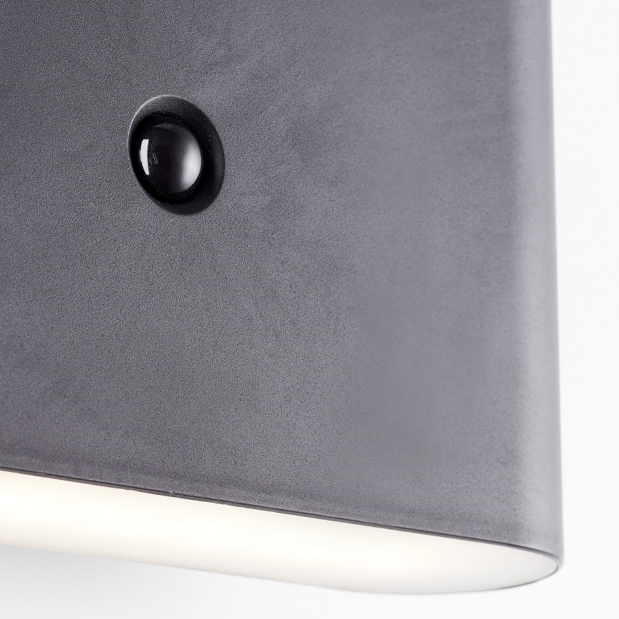 Brilliant - LED da esterno ricaricabile Applique con sensore XINO LED/3W/5V IP44 nero