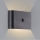 Brilliant - LED da esterno ricaricabile Applique con sensore XINO LED/3W/5V IP44 nero
