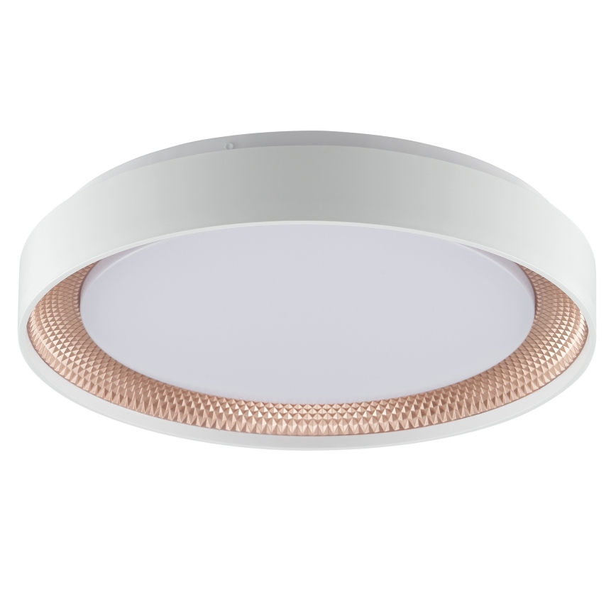 Brilliant - Plafoniera dimmerabile LED WALDO LED/24W/230V 3000-6500K Ø 38,5 cm bianco/oro rosa + telecomando