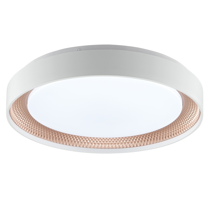 Brilliant - Plafoniera dimmerabile LED WALDO LED/24W/230V 3000-6500K Ø 38,5 cm bianco/oro rosa + telecomando