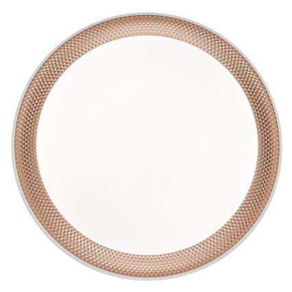 Brilliant - Plafoniera dimmerabile LED WALDO LED/24W/230V 3000-6500K Ø 38,5 cm bianco/oro rosa + telecomando