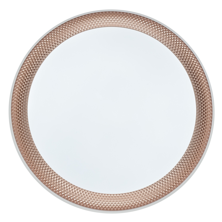 Brilliant - Plafoniera dimmerabile LED WALDO LED/24W/230V 3000-6500K Ø 38,5 cm bianco/oro rosa + telecomando