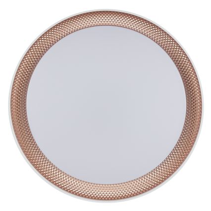 Brilliant - Plafoniera dimmerabile LED WALDO LED/24W/230V 3000-6500K Ø 38,5 cm bianco/oro rosa + telecomando