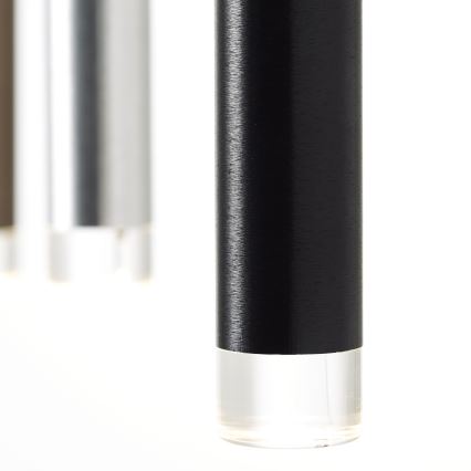 Brilliant - Lampadario dimmerabile a LED su cavo CEMBALO LED/60W/230V cromo satinato/nero/marrone