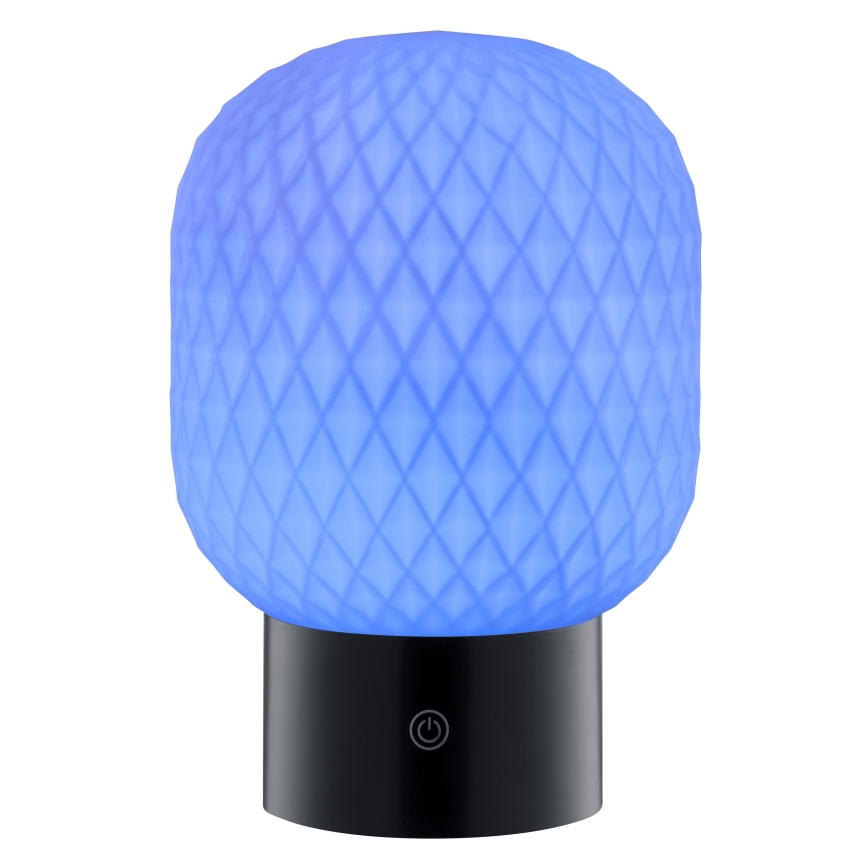 Brilliant - Lampada da tavolo per esterni ricaricabile a sfioramento dimmerabile LED RGBW SARASTRO LED/3W/5V 2700K 1800 mAh IP44 bianco
