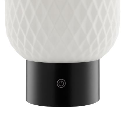 Brilliant - Lampada da tavolo per esterni ricaricabile a sfioramento dimmerabile LED RGBW SARASTRO LED/3W/5V 2700K 1800 mAh IP44 bianco