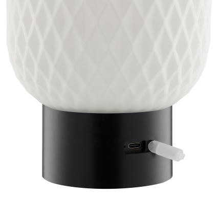 Brilliant - Lampada da tavolo per esterni ricaricabile a sfioramento dimmerabile LED RGBW SARASTRO LED/3W/5V 2700K 1800 mAh IP44 bianco