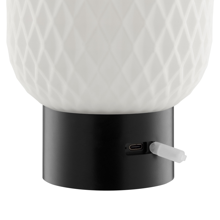 Brilliant - Lampada da tavolo per esterni ricaricabile a sfioramento dimmerabile LED RGBW SARASTRO LED/3W/5V 2700K 1800 mAh IP44 bianco
