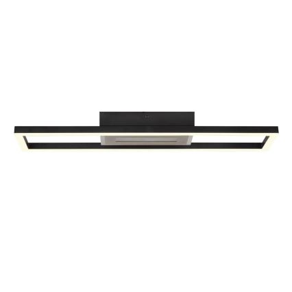 Brilliant - Plafoniera dimmerabile LED RGBW BESSON LED/20W/230V 3000-6500K nera + telecomando
