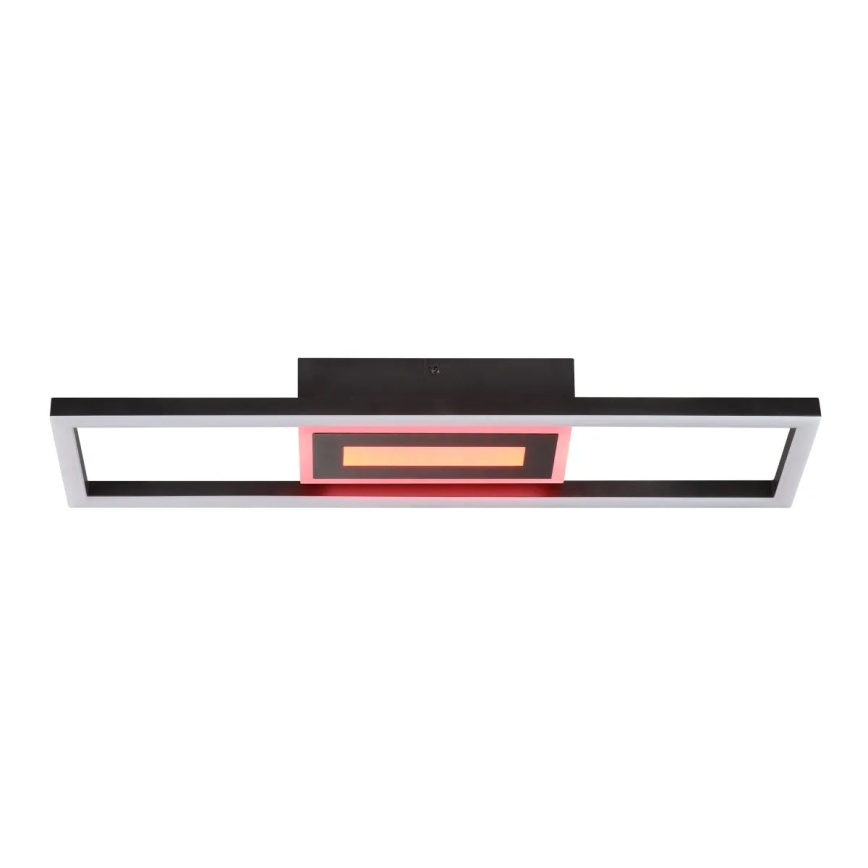 Brilliant - Plafoniera dimmerabile LED RGBW BESSON LED/20W/230V 3000-6500K nera + telecomando