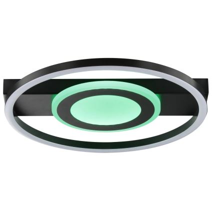 Brilliant - Plafoniera LED RGBW dimmerabile MAUREEN LED/20W/230V 3000-6500K nera + telecomando
