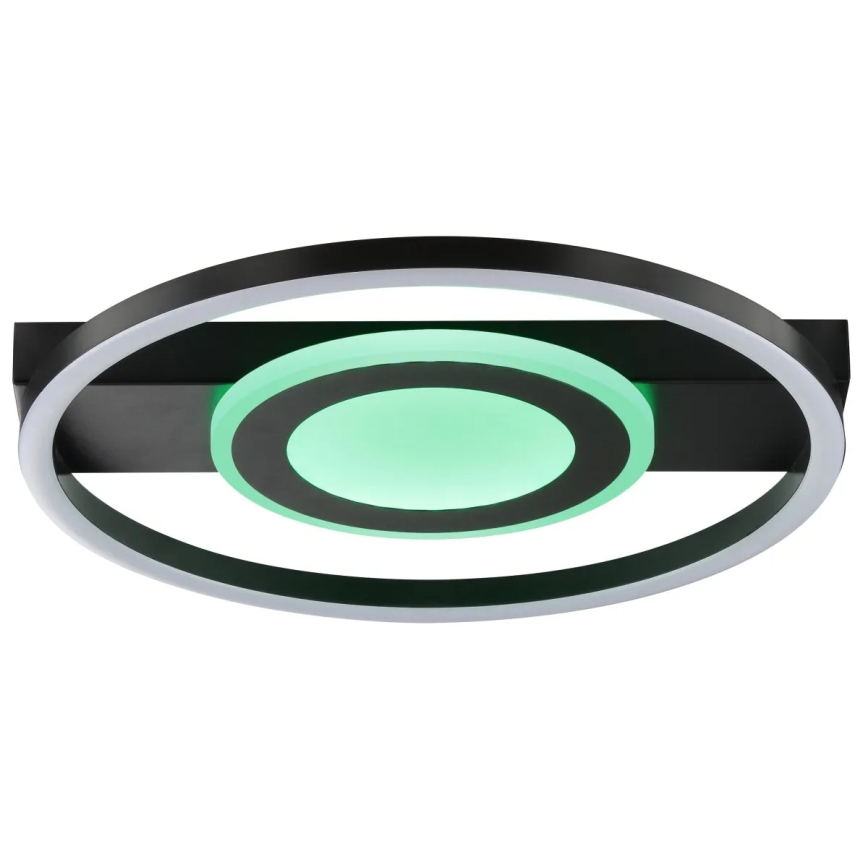 Brilliant - Plafoniera LED RGBW dimmerabile MAUREEN LED/20W/230V 3000-6500K nera + telecomando