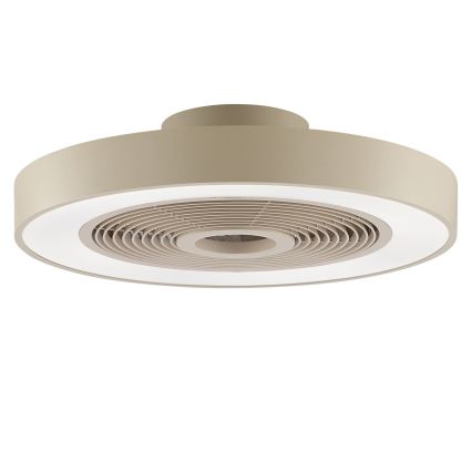 Brilliant - LED RGBW Plafoniera dimmerabile con ventilatore CATANIA LED/37W/230V 2700-6500K Ø 48,6 cm beige + telecomando