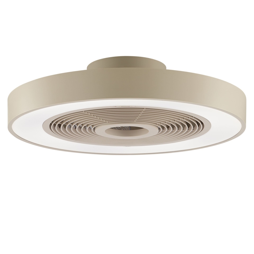 Brilliant - LED RGBW Plafoniera dimmerabile con ventilatore CATANIA LED/37W/230V 2700-6500K Ø 48,6 cm beige + telecomando