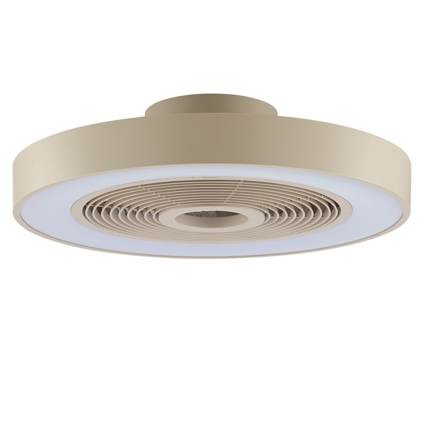 Brilliant - LED RGBW Plafoniera dimmerabile con ventilatore CATANIA LED/37W/230V 2700-6500K Ø 48,6 cm beige + telecomando