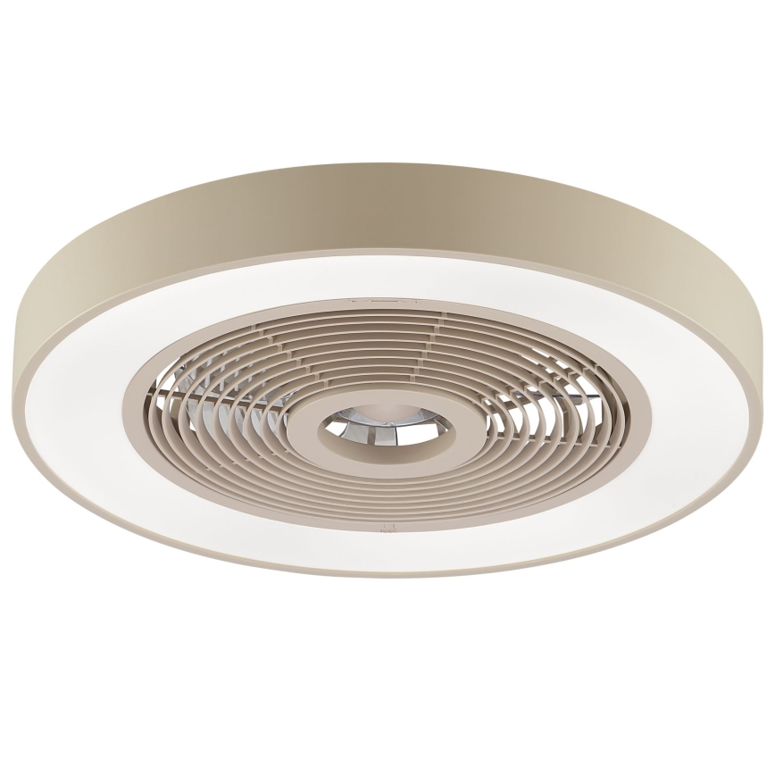 Brilliant - LED RGBW Plafoniera dimmerabile con ventilatore CATANIA LED/37W/230V 2700-6500K Ø 48,6 cm beige + telecomando