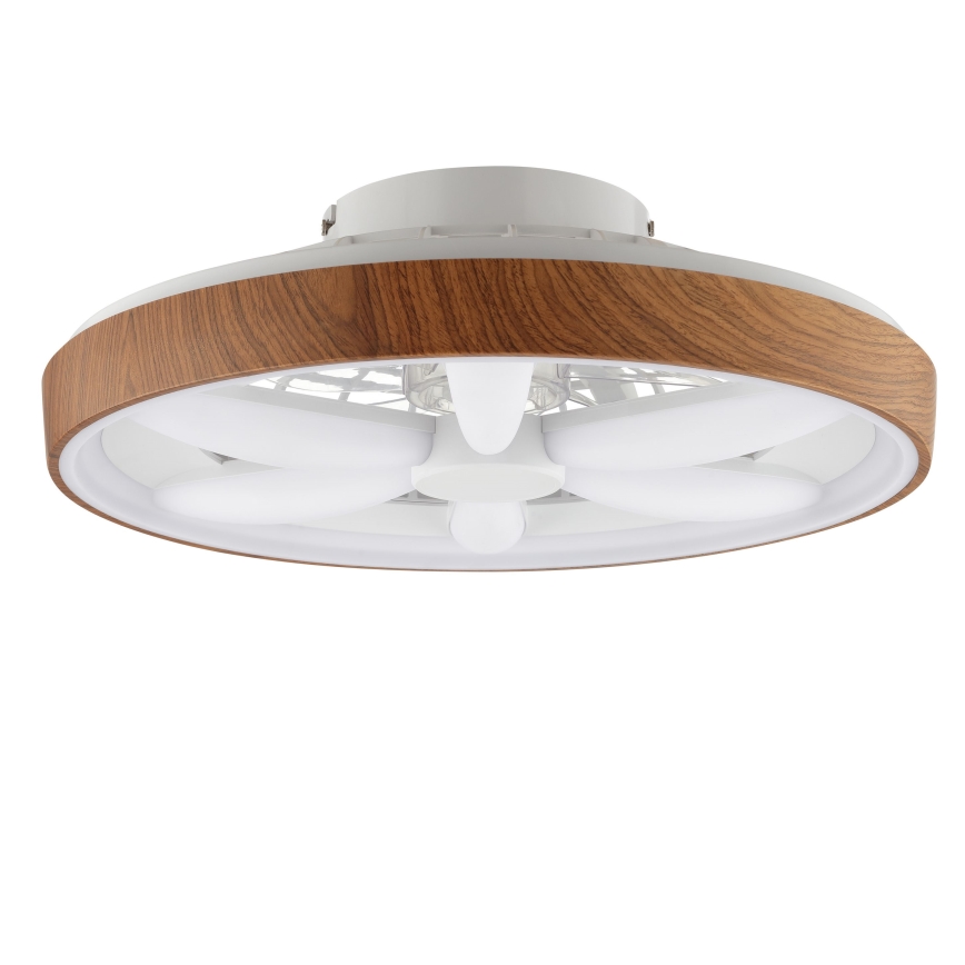Brilliant - LED RGBW Ventilatore a soffitto dimmerabile GAIANO LED/24W/230V 2700-6500K diametro 48 cm marrone + telecomando