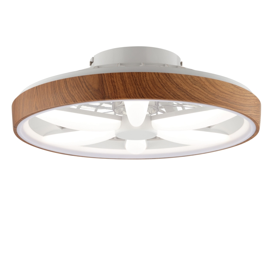Brilliant - LED RGBW Ventilatore a soffitto dimmerabile GAIANO LED/24W/230V 2700-6500K diametro 48 cm marrone + telecomando