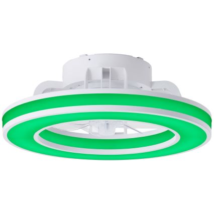 Brilliant - LED RGBW Ventilatore a soffitto dimmerabile MONDELLO LED/26W/230V 2700-6500K diametro 41,5 cm bianco + telecomando