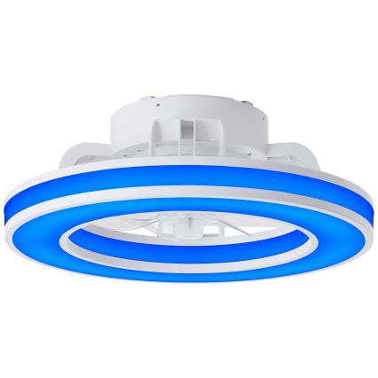 Brilliant - LED RGBW Ventilatore a soffitto dimmerabile MONDELLO LED/26W/230V 2700-6500K diametro 41,5 cm bianco + telecomando