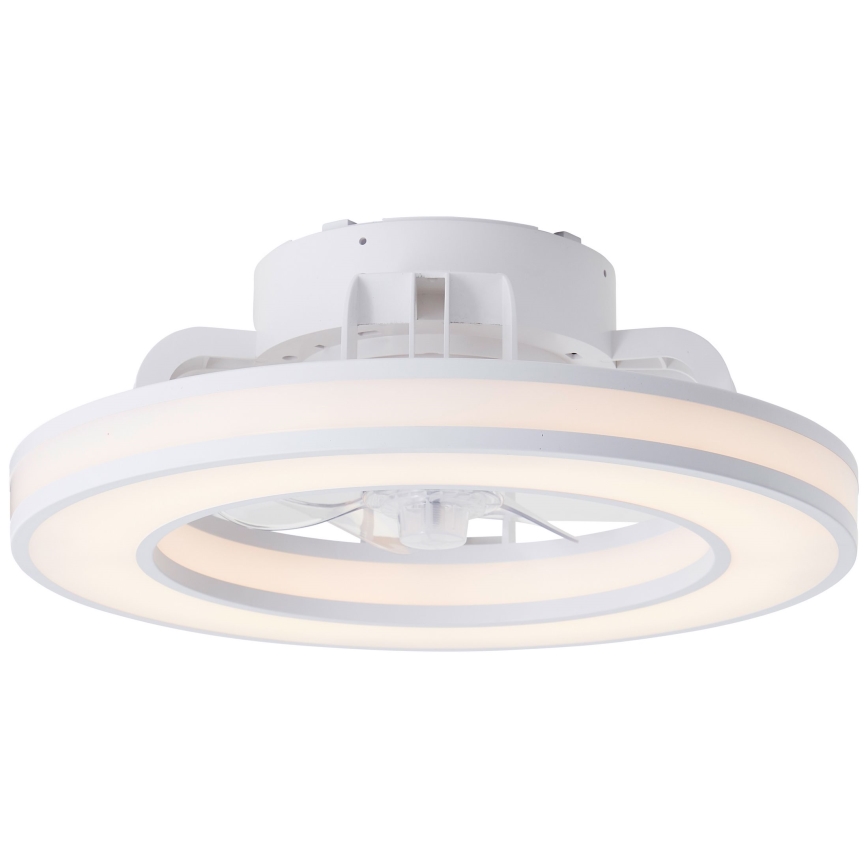 Brilliant - LED RGBW Ventilatore a soffitto dimmerabile MONDELLO LED/26W/230V 2700-6500K diametro 41,5 cm bianco + telecomando