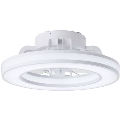 Brilliant - LED RGBW Ventilatore a soffitto dimmerabile MONDELLO LED/26W/230V 2700-6500K diametro 41,5 cm bianco + telecomando
