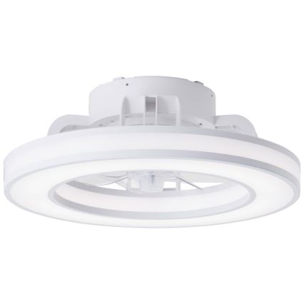 Brilliant - LED RGBW Ventilatore a soffitto dimmerabile MONDELLO LED/26W/230V 2700-6500K diametro 41,5 cm bianco + telecomando
