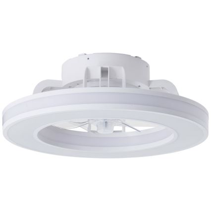 Brilliant - LED RGBW Ventilatore a soffitto dimmerabile MONDELLO LED/26W/230V 2700-6500K diametro 41,5 cm bianco + telecomando
