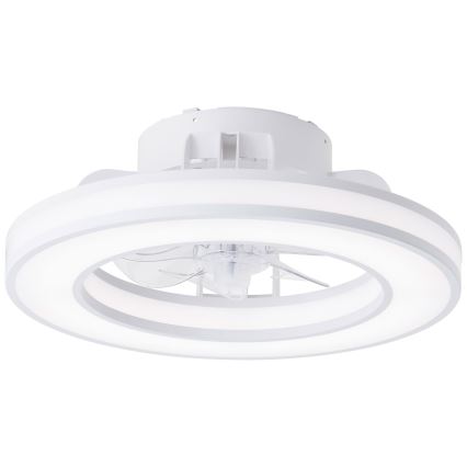 Brilliant - LED RGBW Ventilatore a soffitto dimmerabile MONDELLO LED/26W/230V 2700-6500K diametro 41,5 cm bianco + telecomando
