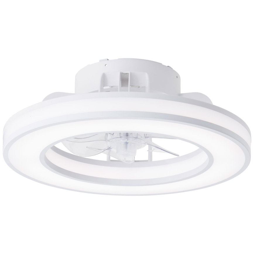 Brilliant - LED RGBW Ventilatore a soffitto dimmerabile MONDELLO LED/26W/230V 2700-6500K diametro 41,5 cm bianco + telecomando