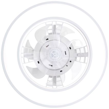 Brilliant - LED RGBW Ventilatore a soffitto dimmerabile MONDELLO LED/26W/230V 2700-6500K diametro 41,5 cm bianco + telecomando