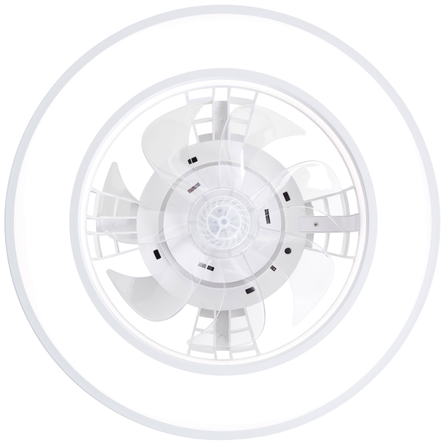 Brilliant - LED RGBW Ventilatore a soffitto dimmerabile MONDELLO LED/26W/230V 2700-6500K diametro 41,5 cm bianco + telecomando