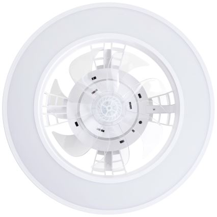 Brilliant - LED RGBW Ventilatore a soffitto dimmerabile MONDELLO LED/26W/230V 2700-6500K diametro 41,5 cm bianco + telecomando